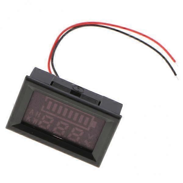 2xBattery Capacity Voltage Voltmeter Indicator Meter Monitor Digital LED