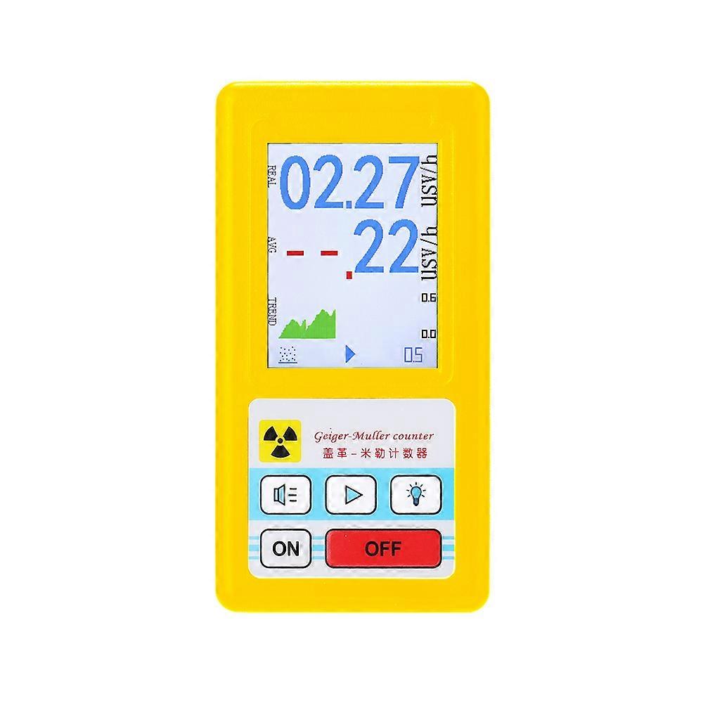 Nuclear Radiation Detector Color Display Screen Geiger Counter Personal Dosimeter Marble Detectors Beta Gamma X-ray Tester