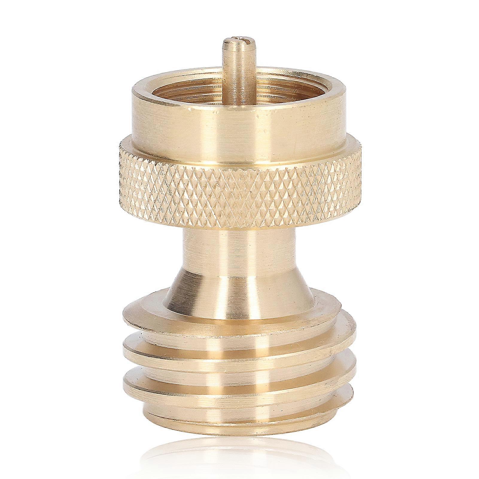 מתאם מיכל פרופאן פליז קטן מילוי שסתום מילוי ממיר מיכל גז לקמפינג