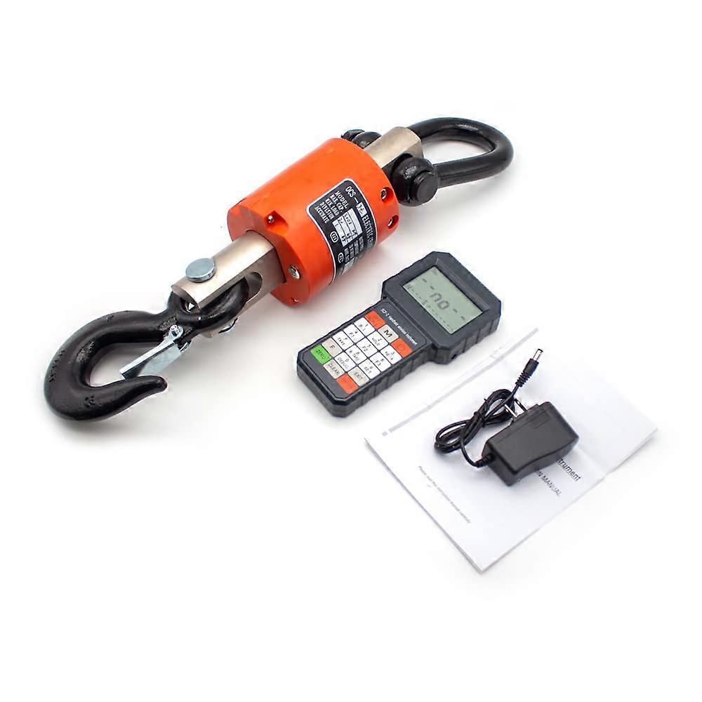 OCS-XZ-C Wireless Digital Display Electronic Hanging Crane Scale, Rechargeable Industrial Lifting Crane with 200M Remote Control