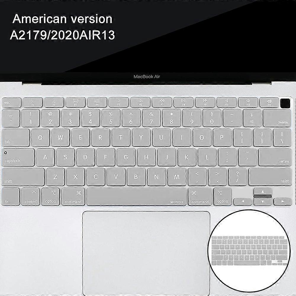 Ultra Thin Keyboard Protection Compatible For 2020 Macbook Air 13 Inch A2179 With Retina Display And Touch Id, Eu Layout