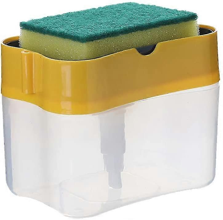 Dish Soap Dispenser With Sponge Holder
