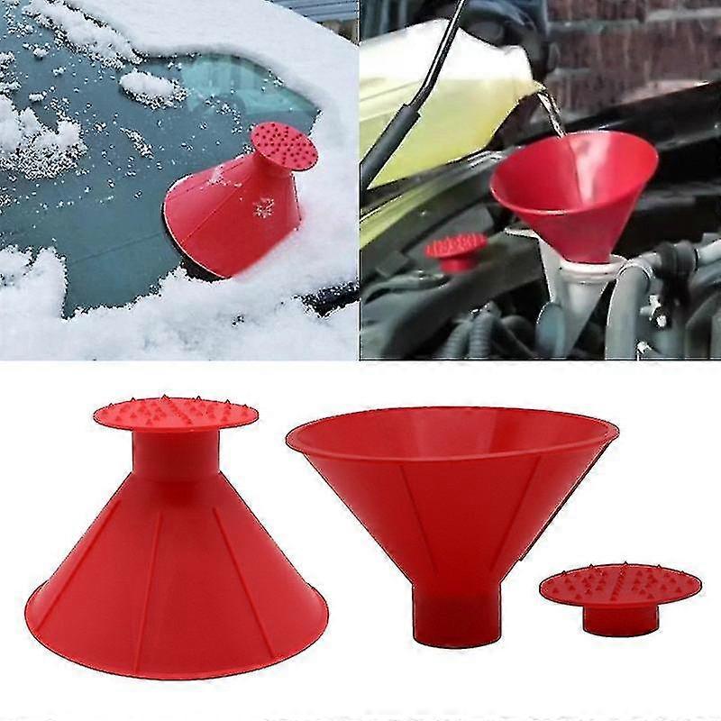 Scraper Window Snow Shovel Remover Windshield Funnel Scrapers Cone
