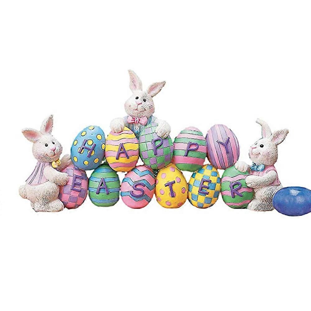 パーソナライズされたギフトイースターの装飾、イースターパーティー、ウサギ、イースターエッグ、装飾、カップルのための家の装飾ギフト