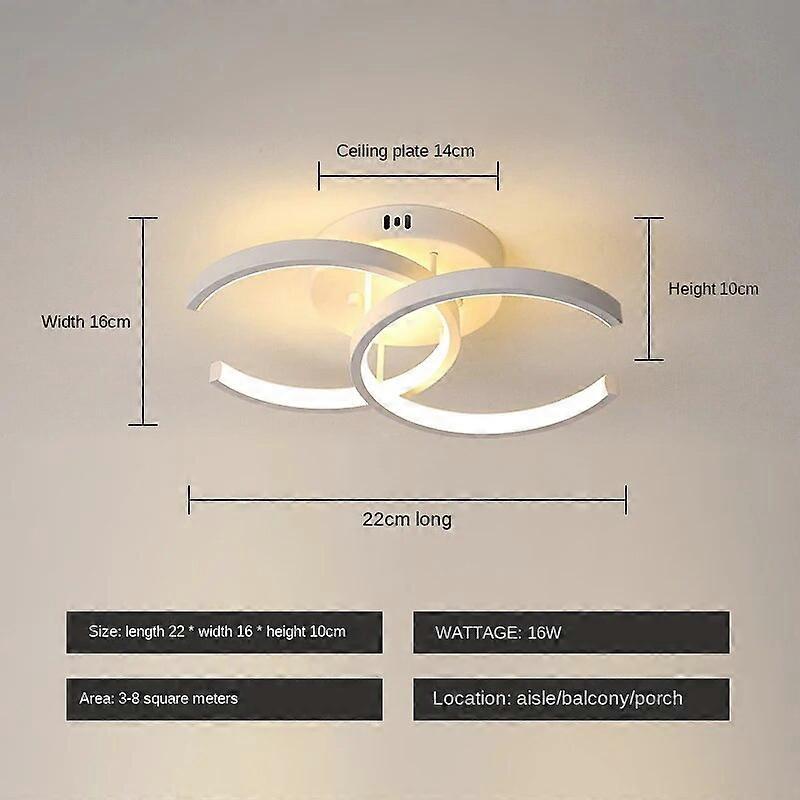 Corridor And Corridor Lighting Fixtures Modern And Minimalist Nordic Table Lamp Creative Porch Cloakroom LED Small Ceiling Light