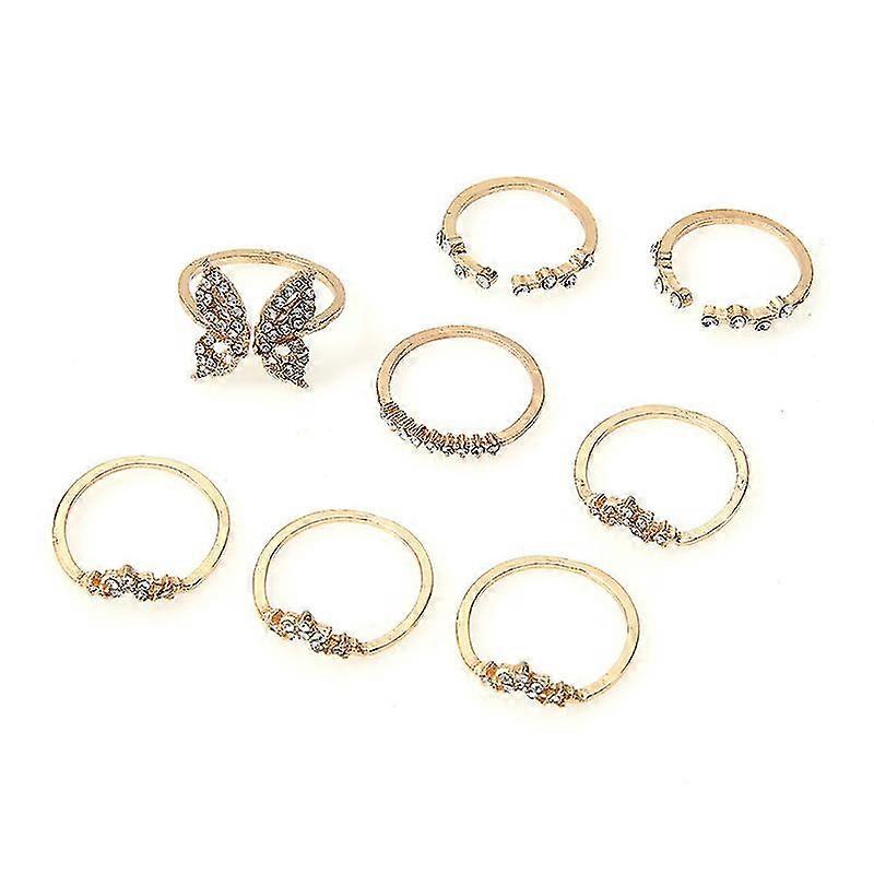 Women's Rings, Ring Set Of 8