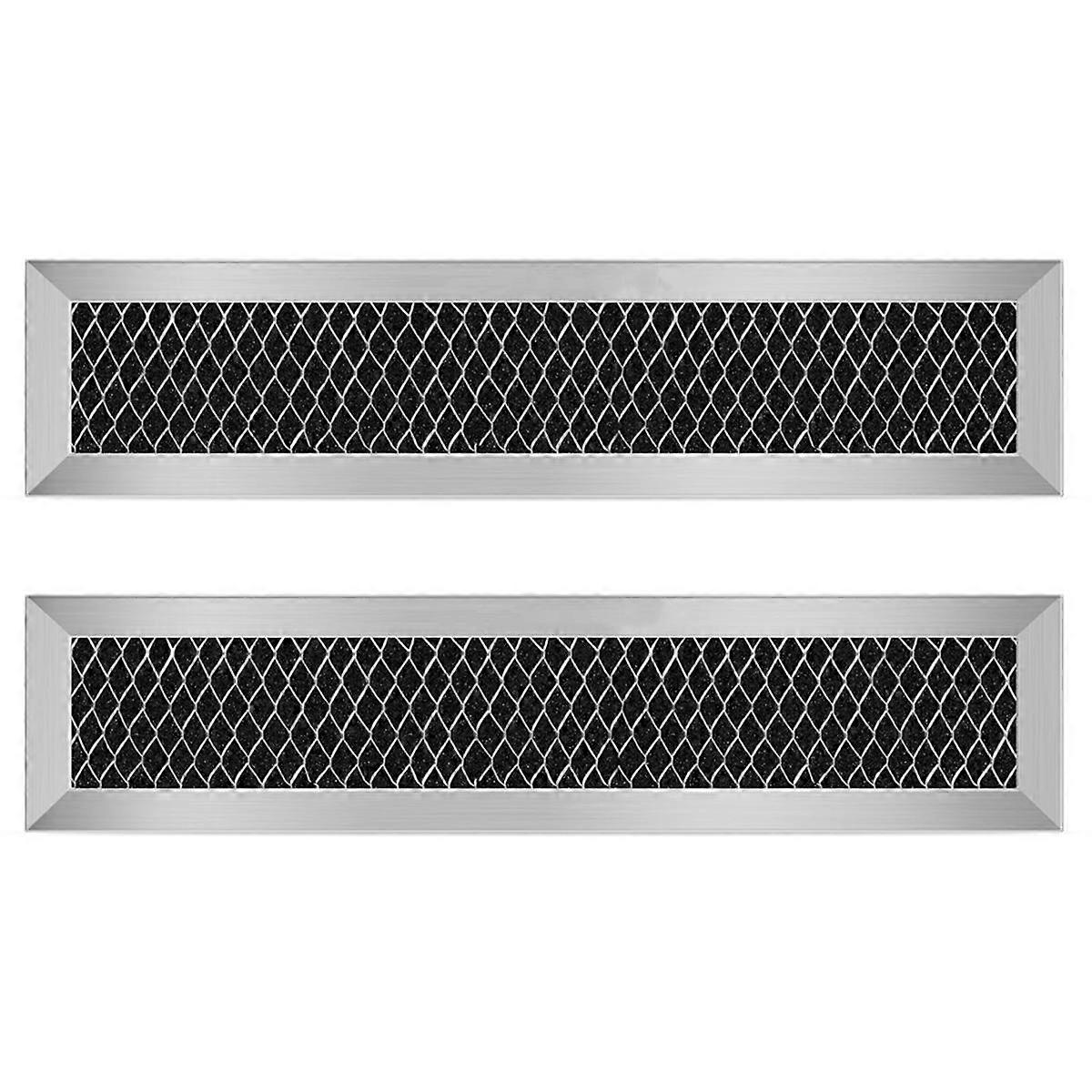 2Pcs Microwave Charcoal Filter Replacement for Jx81L Wb02X11550 Microwave Filter Replacement 10Inch