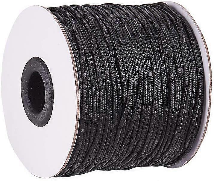 100 size black nylon rope