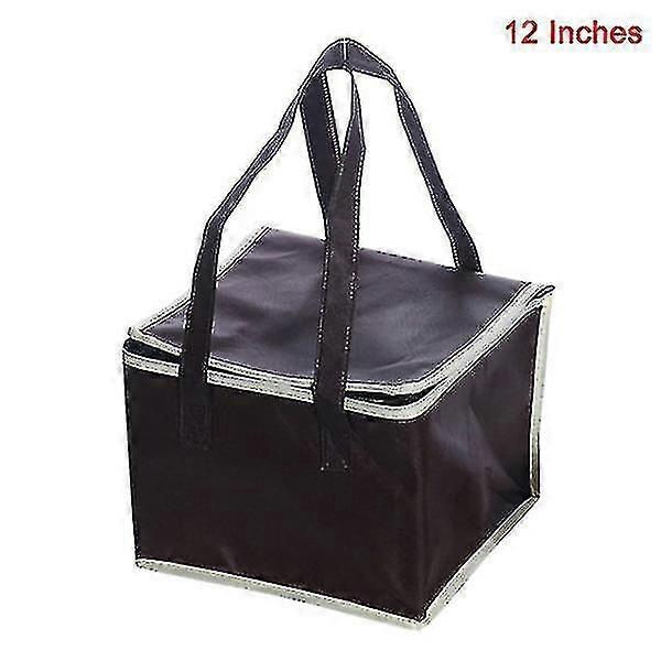 Pizza Delivery Bag Insulated Food Storage Takeaway Fresh-Keeping Aluminum Foil Insulation Bag