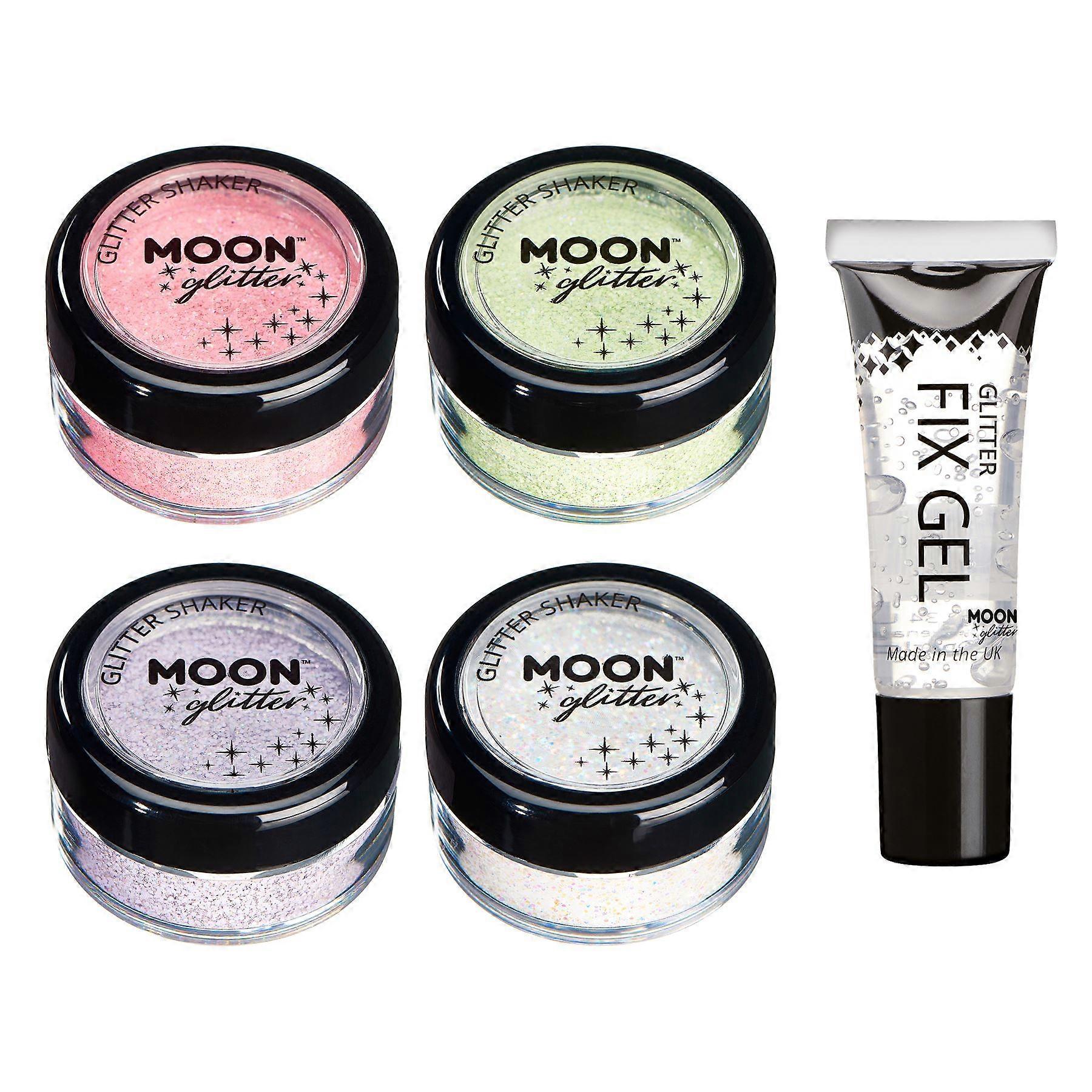 Moon Glitter - Pastel Glitter Shakers - Set de 4