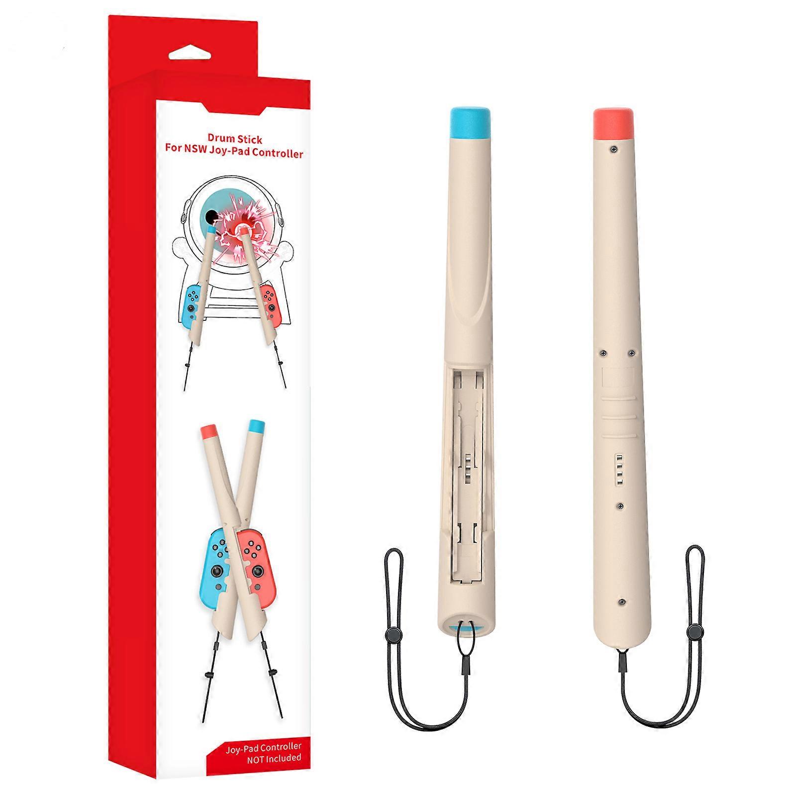 1 Pair drum stick for switch motion sensing game, taiko drum master for joy-con game controller drum stick