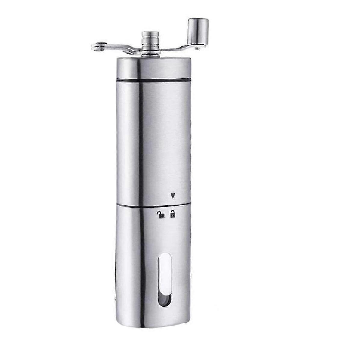 Portable Triangular Handle Hand Coffee Grinder Adjustable Coffee Bean Grinder Rubber Ring Easy To Clean Kitchen Tools | Hand Coffee Grinder