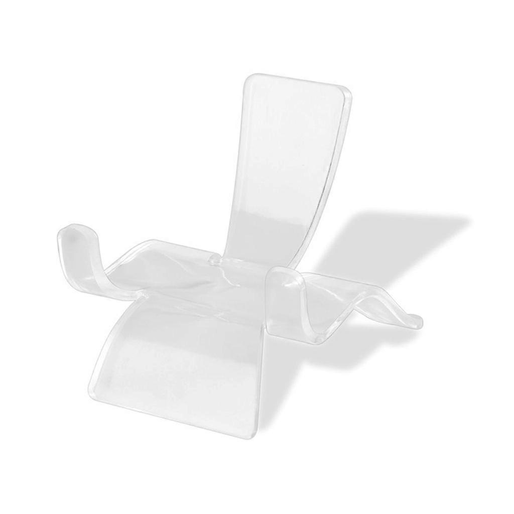 Acrylic Chair Shape Display Holder Easel Stands for Geodes Rock Mineral