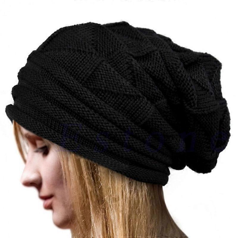 Knit beanie for outdoor winter activities