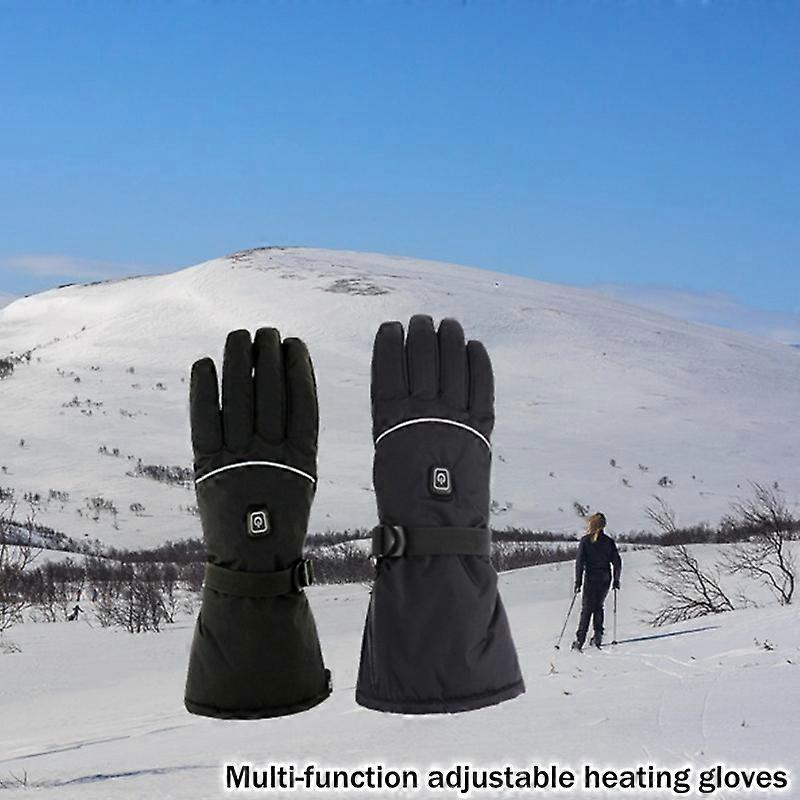 2pcs Rechargeable battery heated gloves with three heat settings