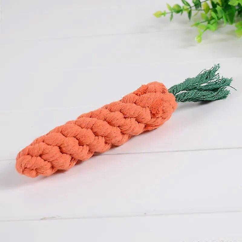 Pet Dog Cotton Rope Toy Braided Rope Bite-resistant King Kong Not Bad Dog Tooth Chewing Toy Cartoon Animal Tooth Cleaner Gift  Dog Supplies