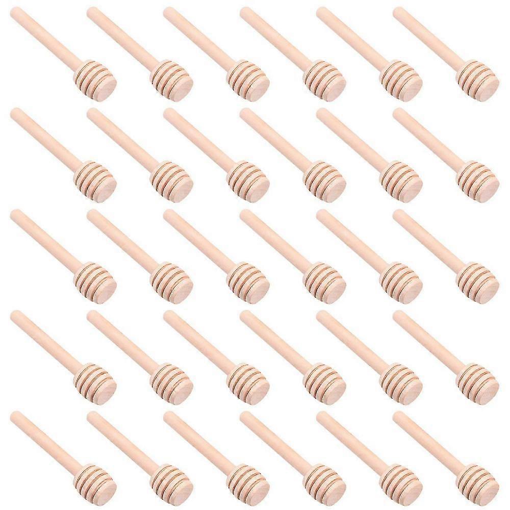 30 st mini trähonungsdoppar för honungsburkar UZZ