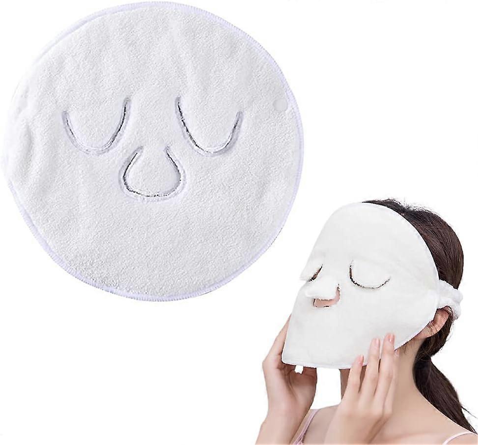1 Steam Face Towel, Reusable Face Towel, Coral Velvet Thickened Hot And Cold Face Towel, Steaming Towel