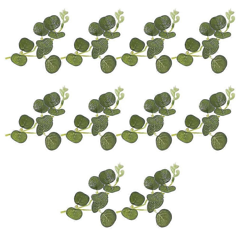 20pcs Artificial Eucalyptus Decorative Eucalyptus Leaf Party Eucalyptus Leaf