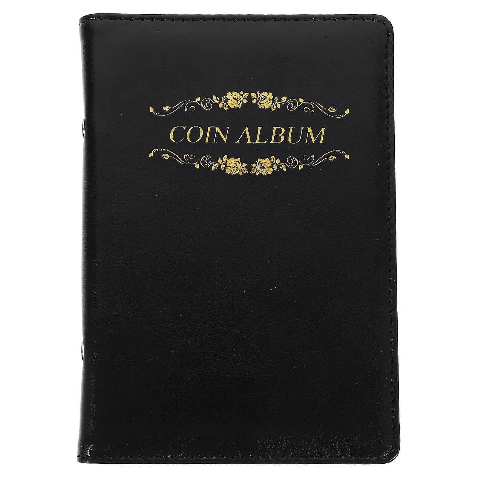 Coin Book Coins Display Storage Case Antique Coin Collector Book Coin Storage Organizer Coin Holder