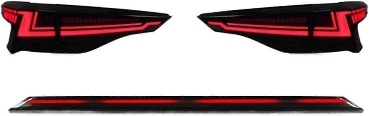LED Rear Lamps DRL with Dynamic Moving Turning Signal Animation Lamps Tail Lights Compatible with Toyota Compatible with Sienna 2021-2022