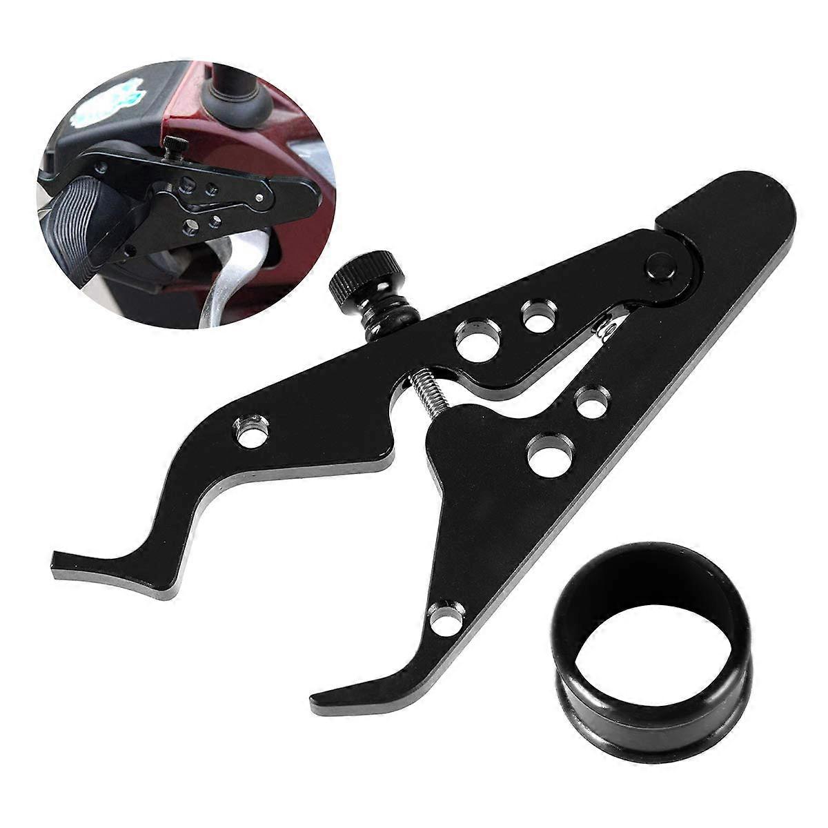 Universal Motorcycle Throttle Assist, Motorbike Lock Assist Λαβή σφιγκτήρα cruise control με δακτύλιο σιλικόνης