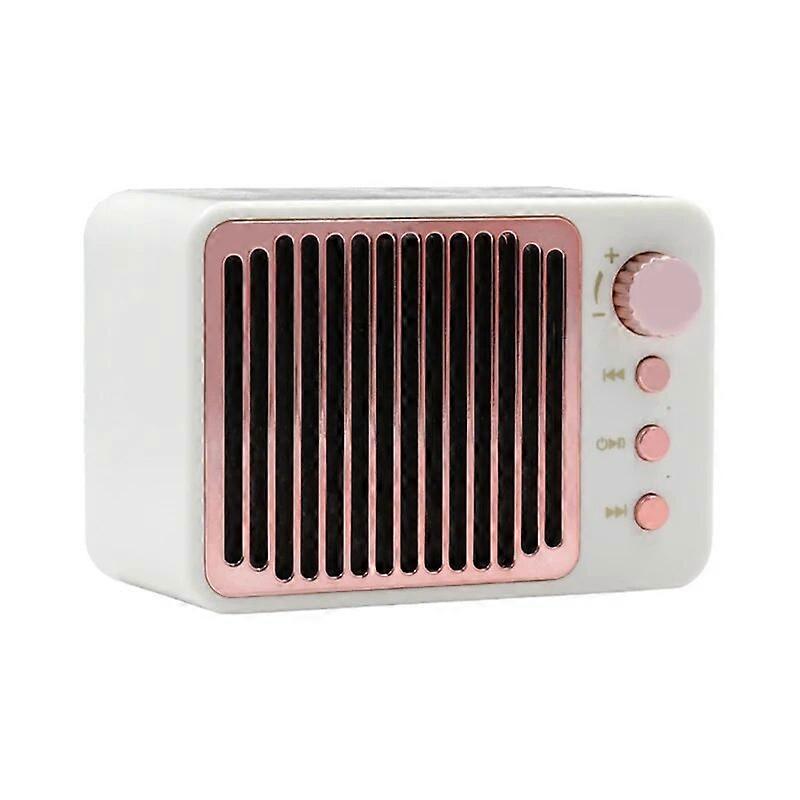 New Small Wireless Retro Bluetooth Speaker Portable Old Fashioned Classic Style Speaker For Home Outdoor DOM668