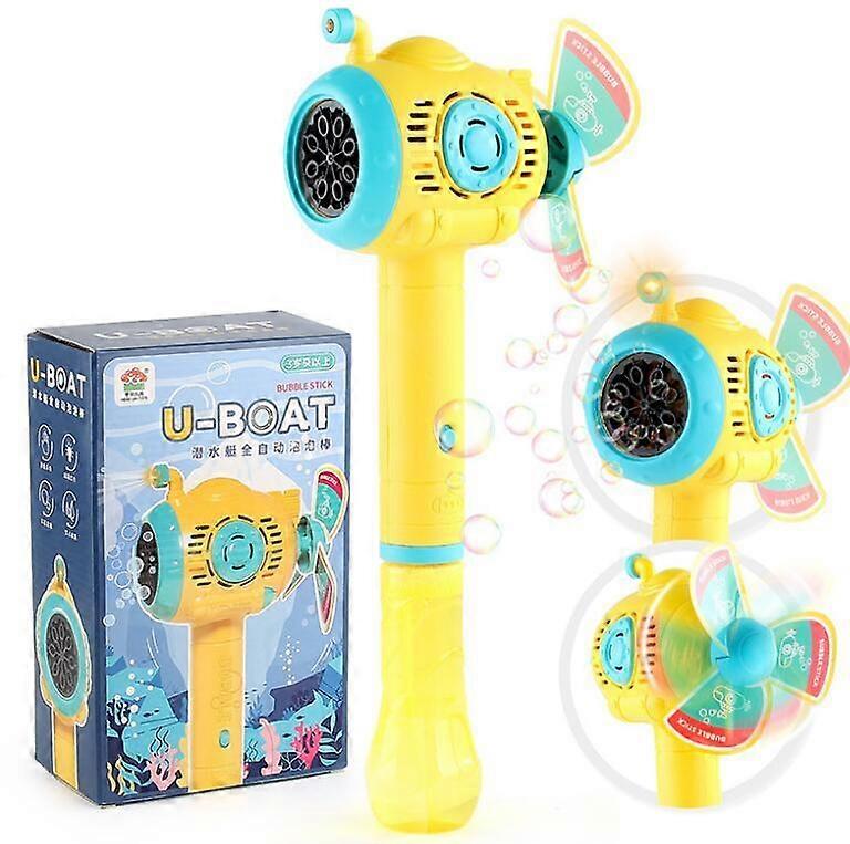 Children's Handheld 8 Hole Automatic Bubble Machine For Outdoor