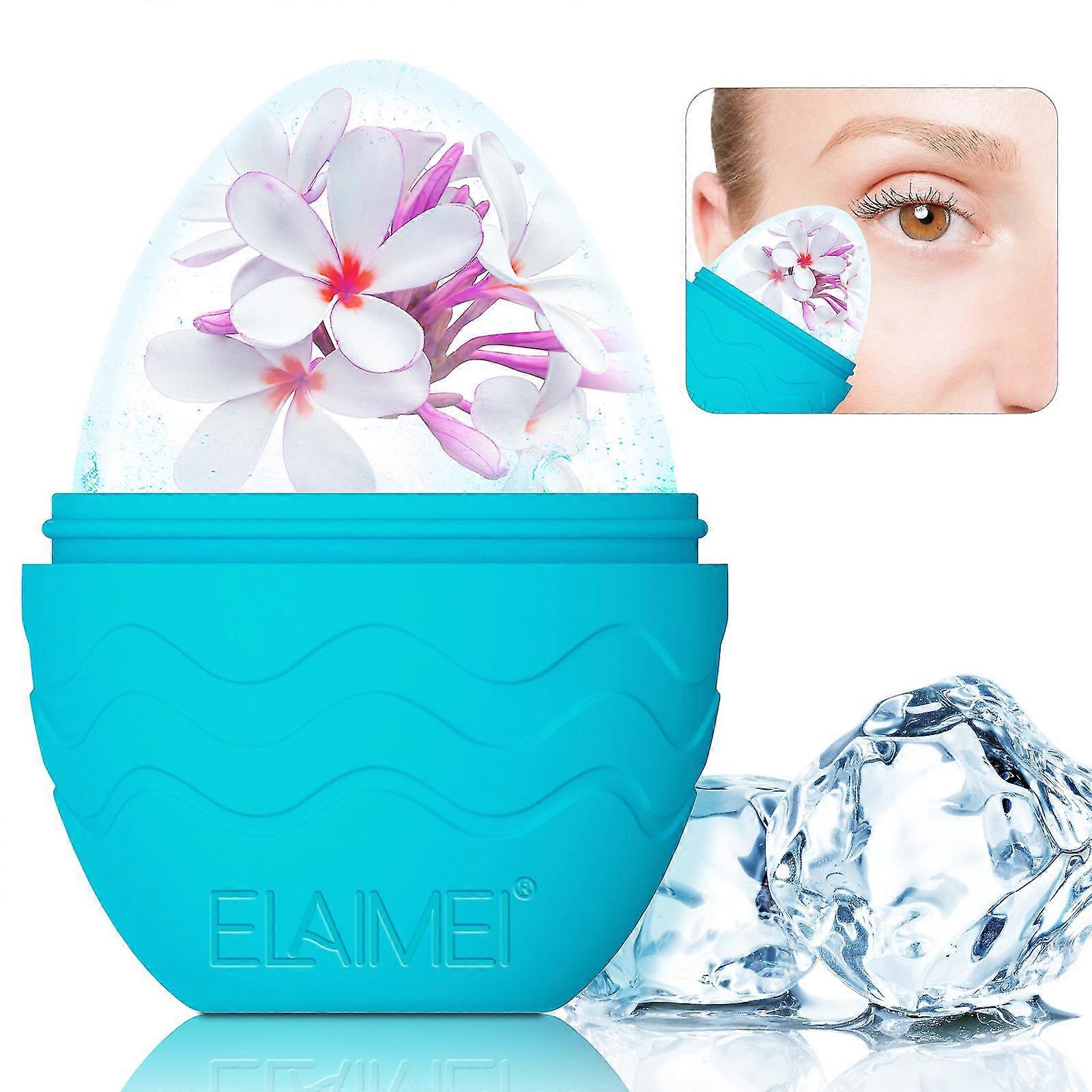 Egg Shaped Silicone Roller Ice The Skin Silicone Reusable Face Eye Massager