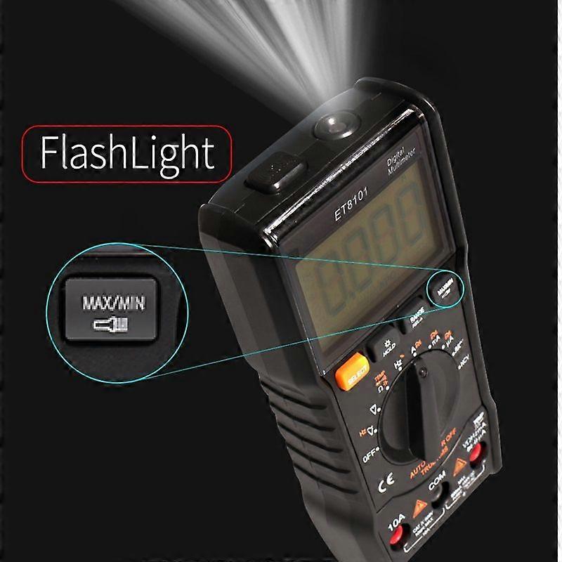 Digital Multimeter 6000 Counts Backlight DC AC Voltage Current Meter Resistance Diode Temperature Tester Ohm Ammeter Voltmeter