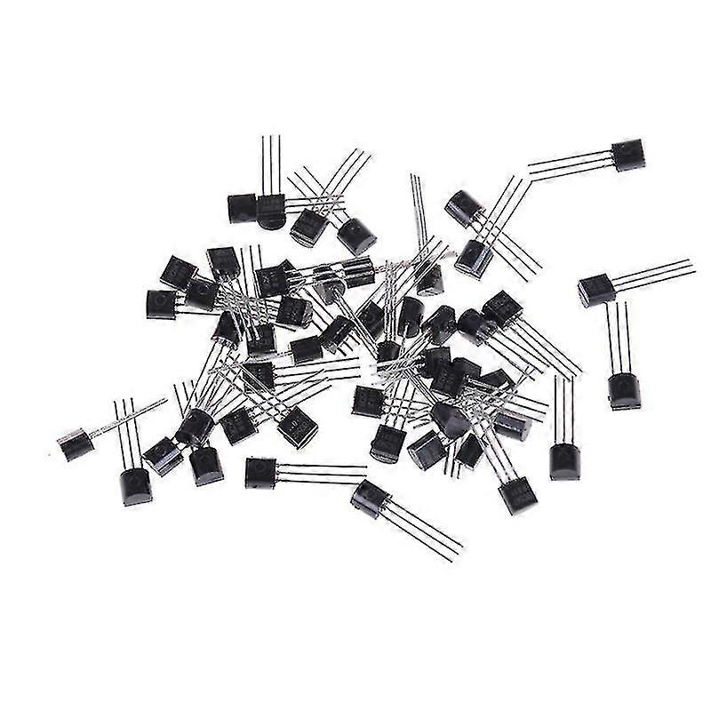 50pcs/set Transistor Npn Black Bc547 Bc547b 0.1a/45v