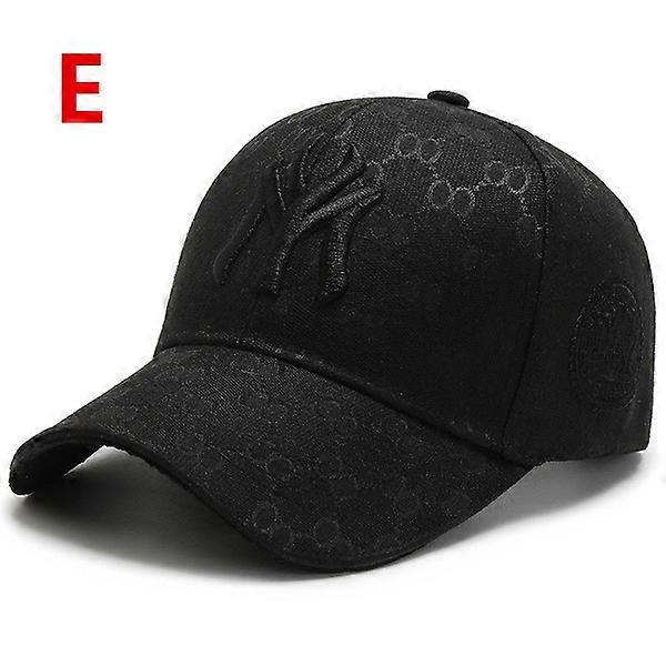 Embroidered letter baseball cap [E]