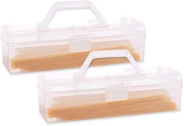 2-piece Pasta Picnic Storage Box Set With Lid, Ideal For Kitchen And Outdoor Storage