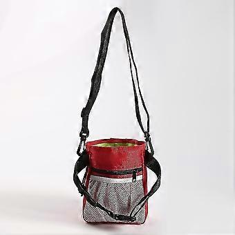 Dog Treat Bags | Dog Training Bags with Waist Straps, Poop Bag Dispenser and Collapsible Bowl | Dog