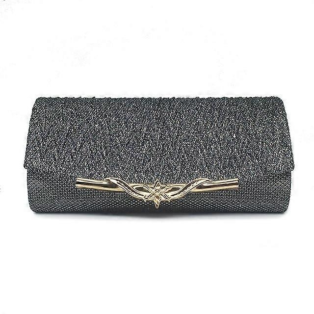 Polyester Party Banquet Glitter Clutch Bag For Girls