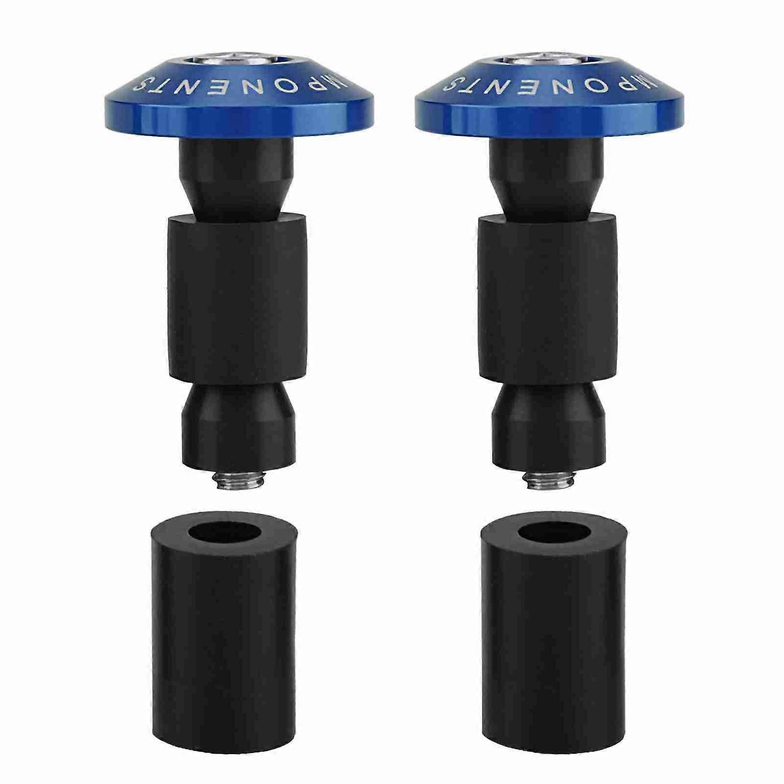 22mm 7/8inch Motorcycle Handlebar End Slider Plug Caps for Racing ATV Offroad Blue