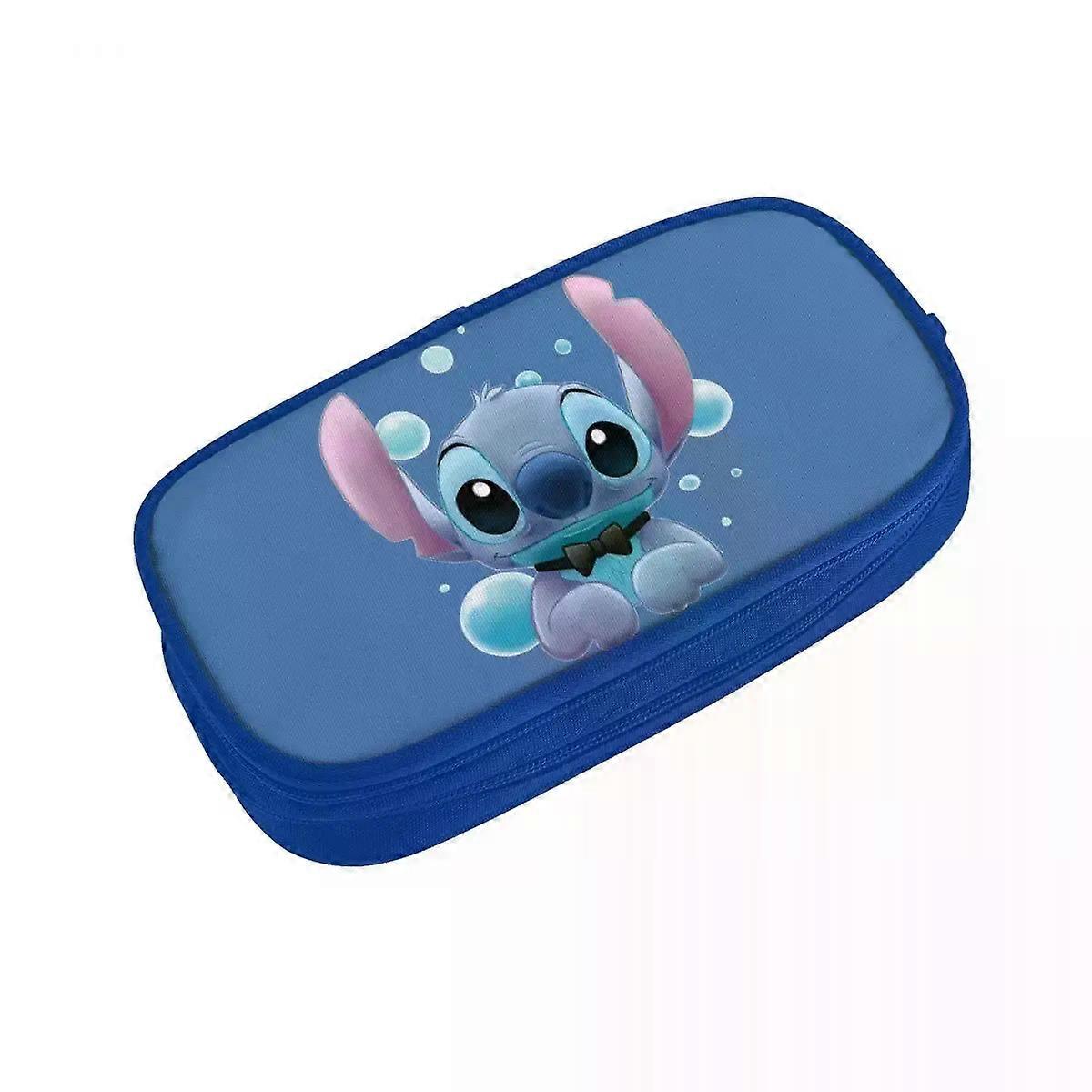 t1702 Cute Funny Lilo And Stitch Pencil Case Stitch Movie Pencilcases Pen Box for Student Capacity Bag Students School Gift chyd1702