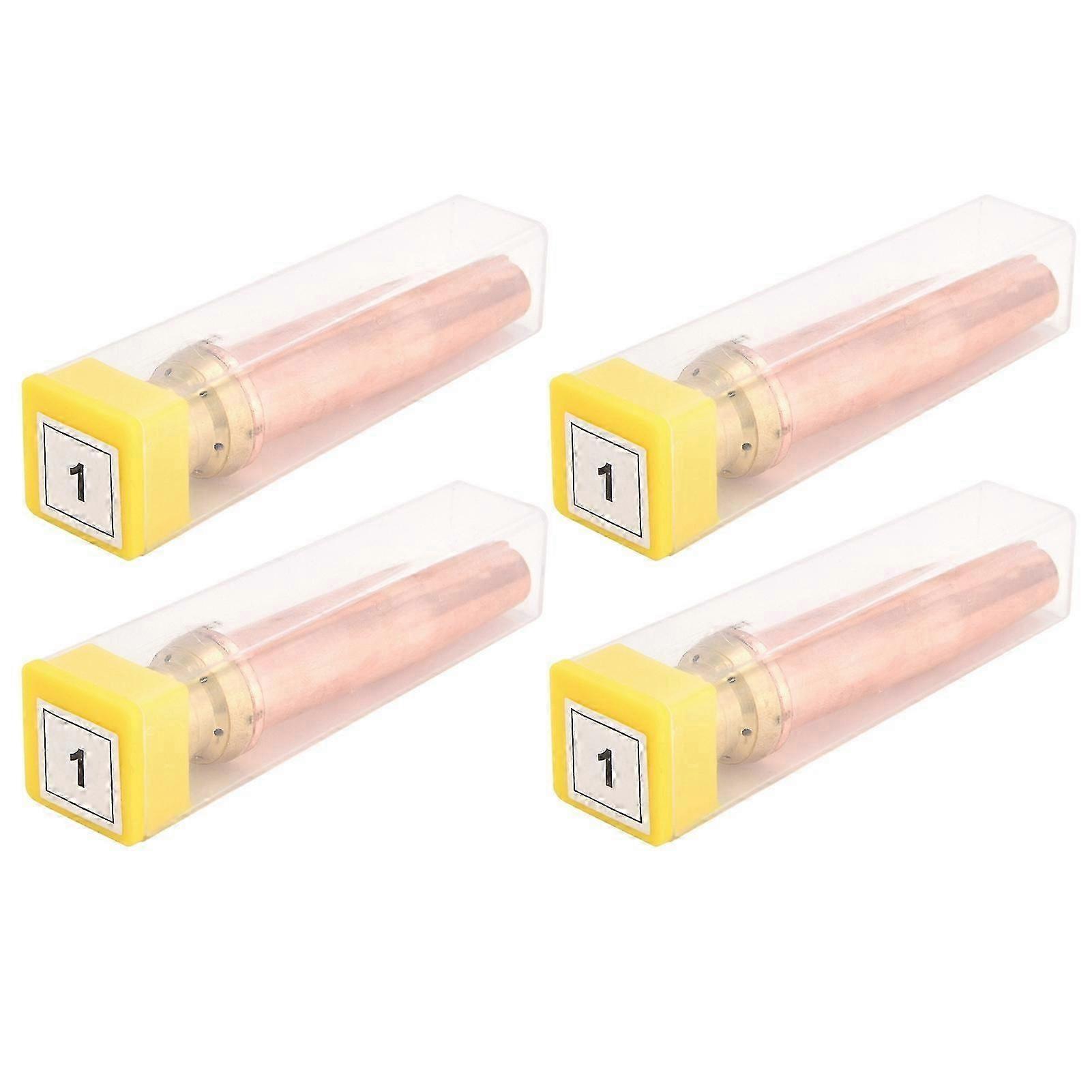 4Pcs Propane Cutting Torch Tips High Temperature Resistance Fast Cutting Isobaric Cutting Nozzle1#
