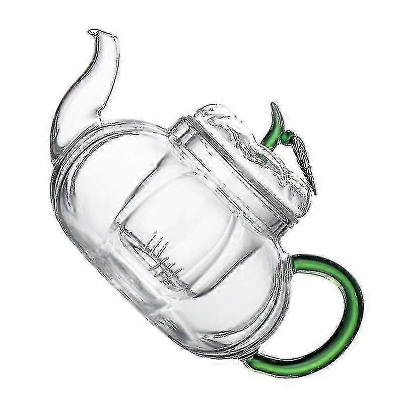 Green   Server  Teapot Premium Glass Teapot Practical Glass Teapot Durable