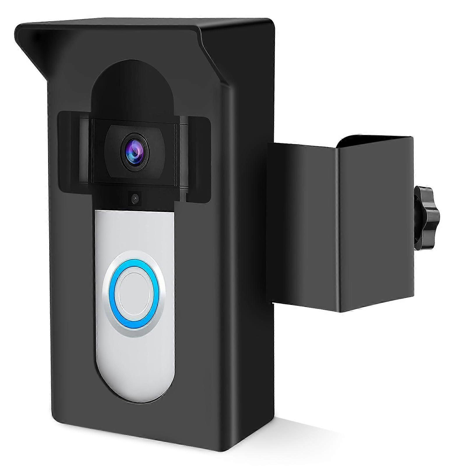 Drill-Free Anti-Theft Video Doorbell Bracket Apartment/Rental