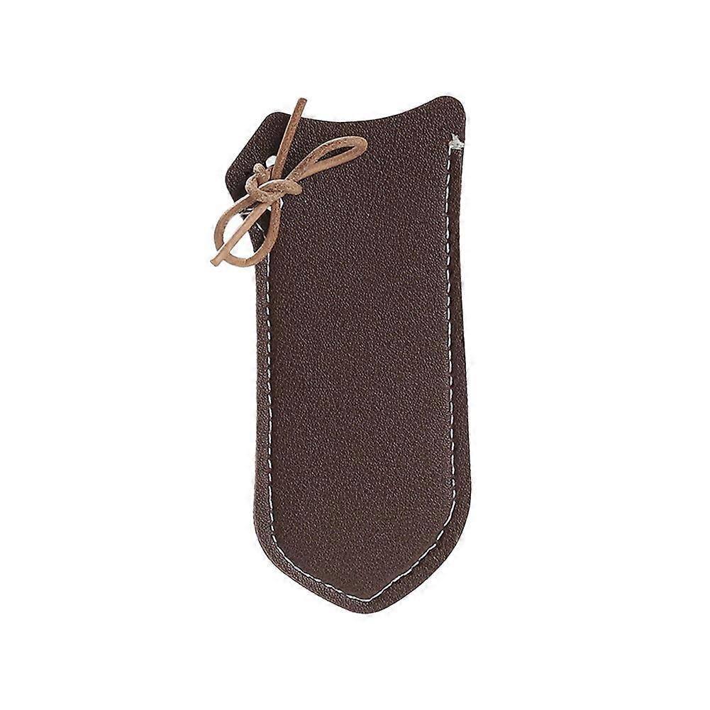 1 PC Holder Camping Cooking Cover Tool Durable Heat-resistant Frying Pan Holder Cover Cast Iron Frying Covers PU Leather
