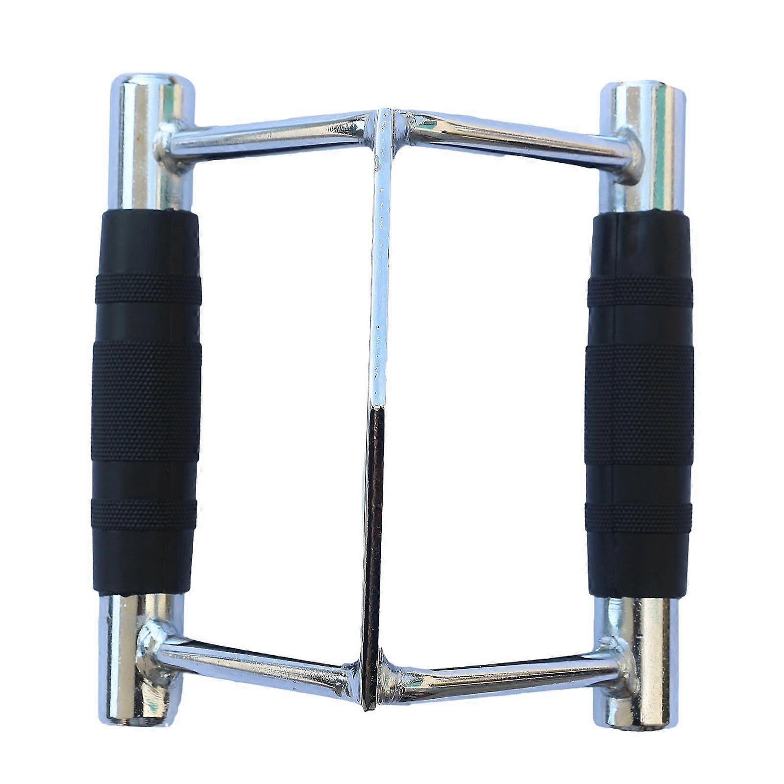 Double D Row Handle Steel Press Down Bar for Exercise Sports Tricep