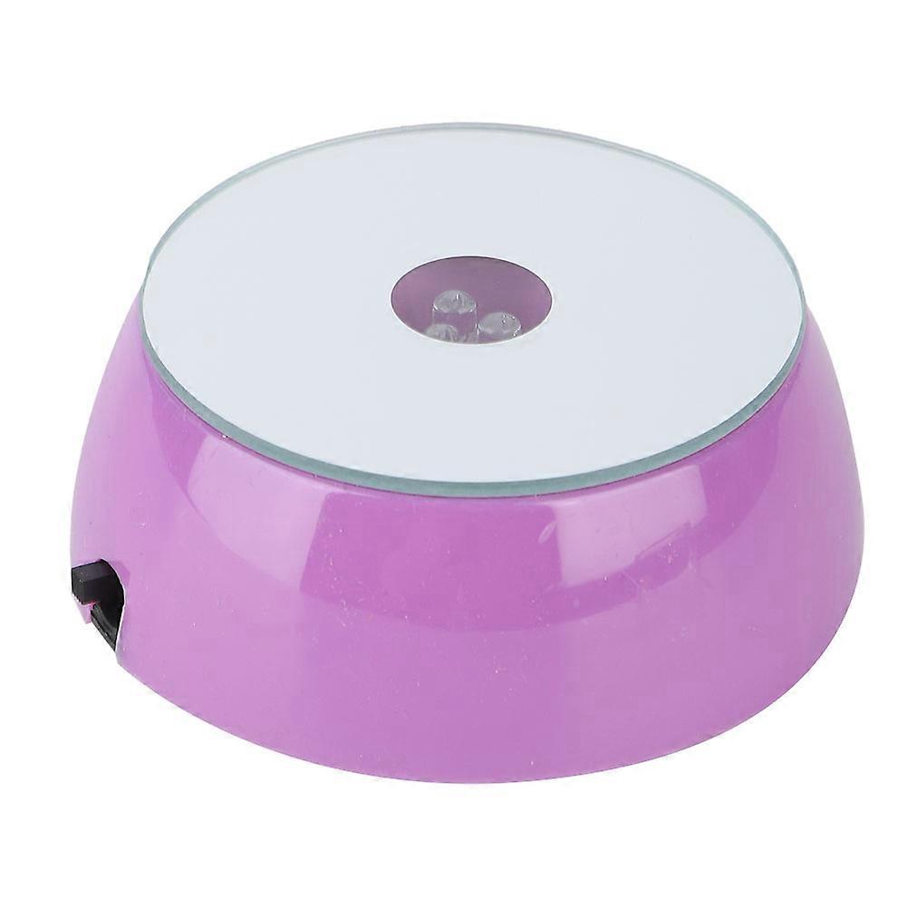3 LED Light Crystal Display Base Displaying Stand Innovative Decoration Accessory