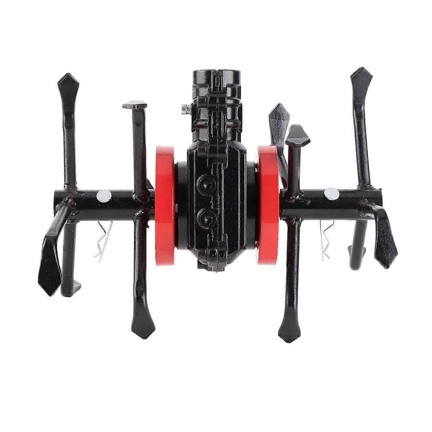 Cultivator Tool Wheel Aluminum Iron Alloy 6 Claw Multi Purpose Garden Deep Tilling Wheel for Grass M