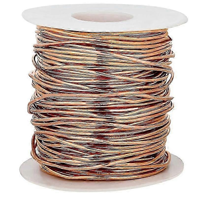 99.9% Dead Soft Copper Wire, 18 Gauge/ 1 mm Diameter, 213 Feet/ 65 M, 1 Pound Spool Pure Copper Wir JN