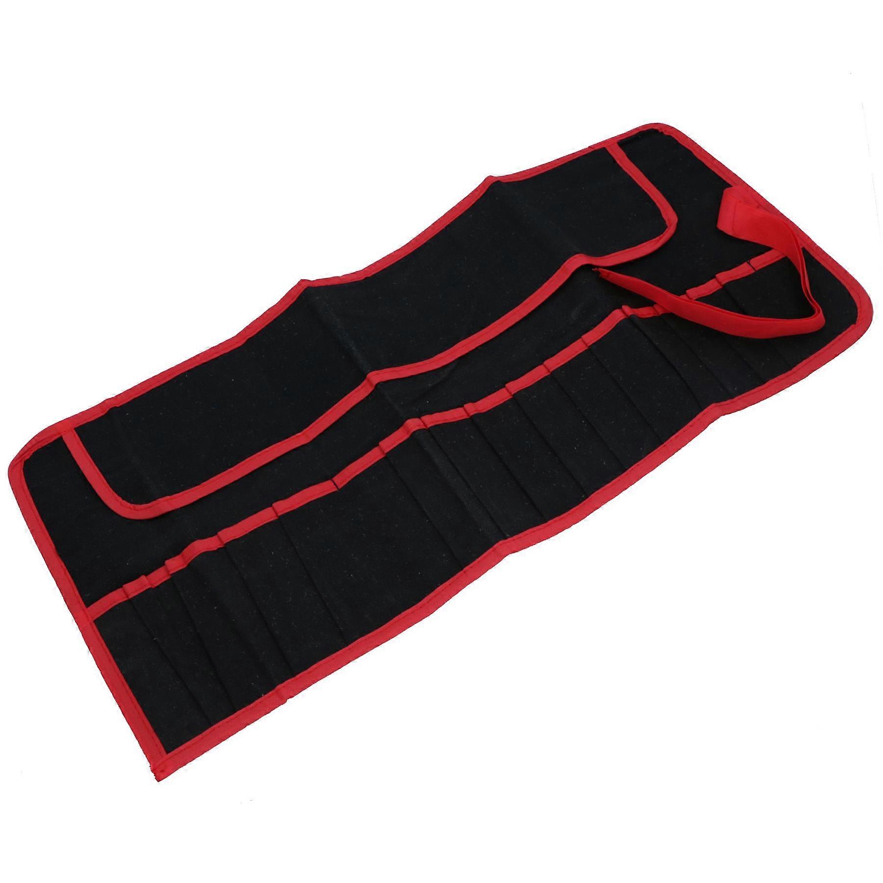 16 Pocket Canvas Tool Storage Roll Holder Mat Belt TE028