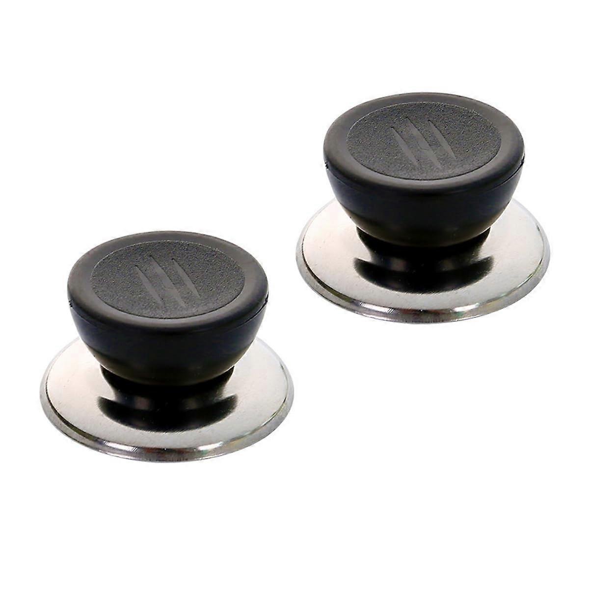 5 pieces Lid Knob Saucepan Lid Knobs Black Universal Replacement Kitchen Utensil Knobs with Screw Handle Replacement Knobs for Saucepan Lid