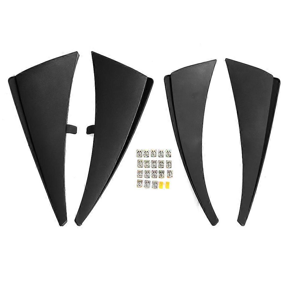 4pcs ABS Plastic Mudflaps Mudguards Front Rear Wheel Fenders Fit for Chevrolet C7 Corvette 2014-2019