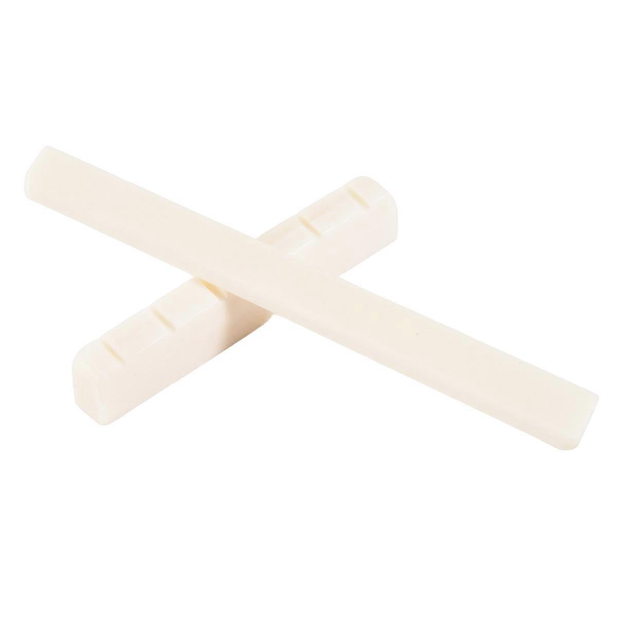 White 6 String Classical Guitar Bone Bridge Saddle And Nut Set