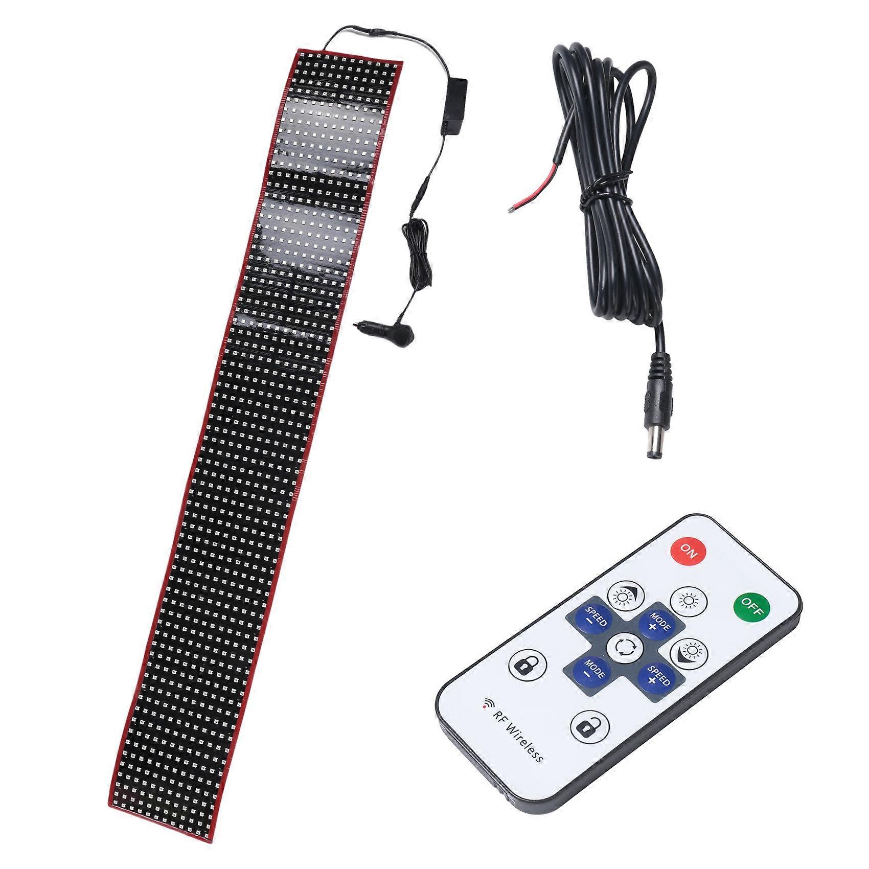 Foldable Graffiti Scrolling Stick Up Text Board Windshield 47.2inch